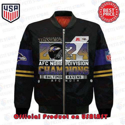 Baltimore Ravens NFL Bomber Jacket: Show Your Team Spirit with Style!