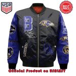 Shop the Official Baltimore Ravens NFL Pattern Bomber Jacket – Limited Edition