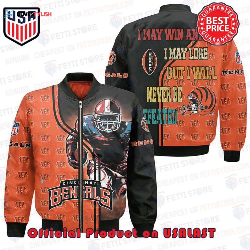 Cincinnati Bengals NFL Bomber Jacket: Stylish & Official Gear