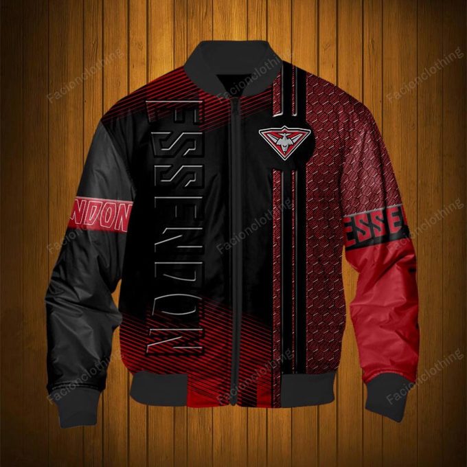 Custom Essendon Bomber Jacket: Stylish Personalized Fashion for AFL Fans