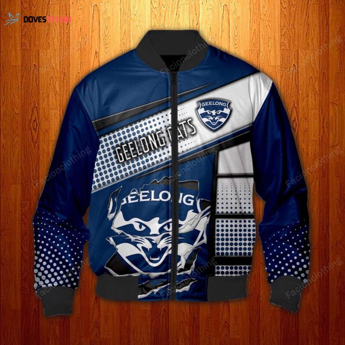 Custom Geelong Football Club Bomber Jacket – Personalized Fashion for Fans