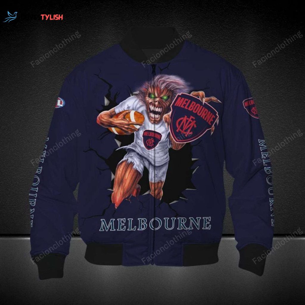 Customized Melbourne Football Club Fashion Bomber Jacket – Personalize Your Style!