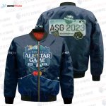 MLB All Star 2023 Navy 3D Bomber Jacket – Baseball Pattern Stylish & Trendy