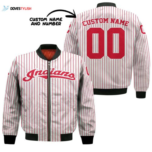 MLB St Louis Cardinals Custom Name Number Light Gray Bomber Jacket – Personalize Your Style!