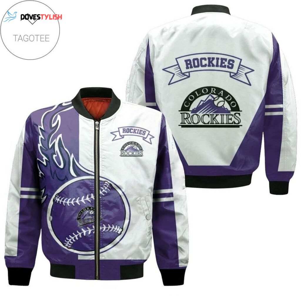 Stylish MLB Colorado Rockies Bomber Jacket Unisex Gift Tee 2024: Show Your Team Spirit!