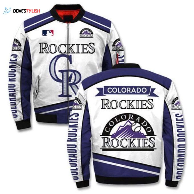 MLB Colorado Rockies Bomber Jacket Unisex Gift Tee 2024: Stylish & Official Fan Gear