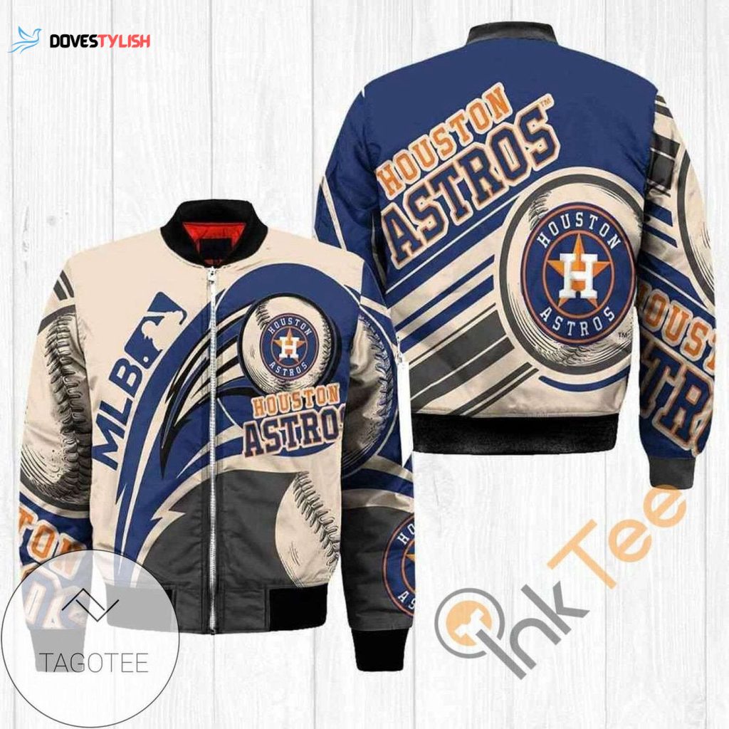 Stylish MLB Houston Astros Bomber Jacket – Show Your Team Spirit!