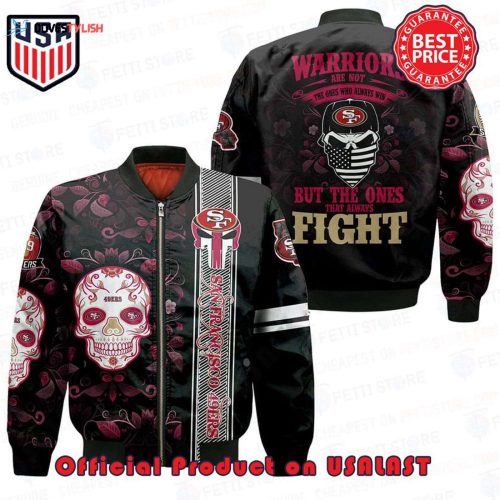 Stylish San Francisco 49ers Camo NFL AOP Bomber Jacket – Stand out in Game Day Gear!