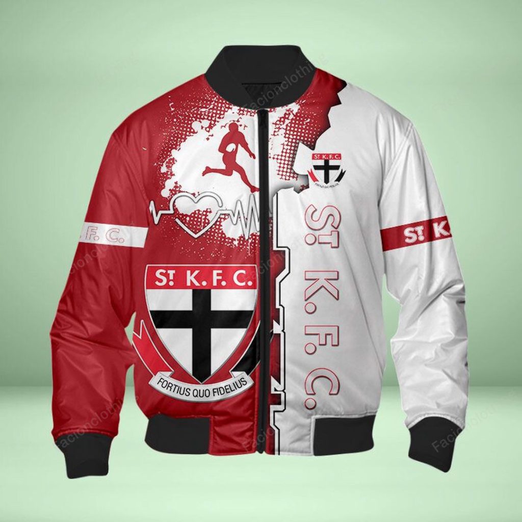 Customize Your Style with St Kilda Football Club Personalized Bomber Jacket