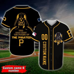Trending 2025 Personalized Pittsburgh Pirates Darth Vader Star Wars All Over Print 3D Baseball Jersey