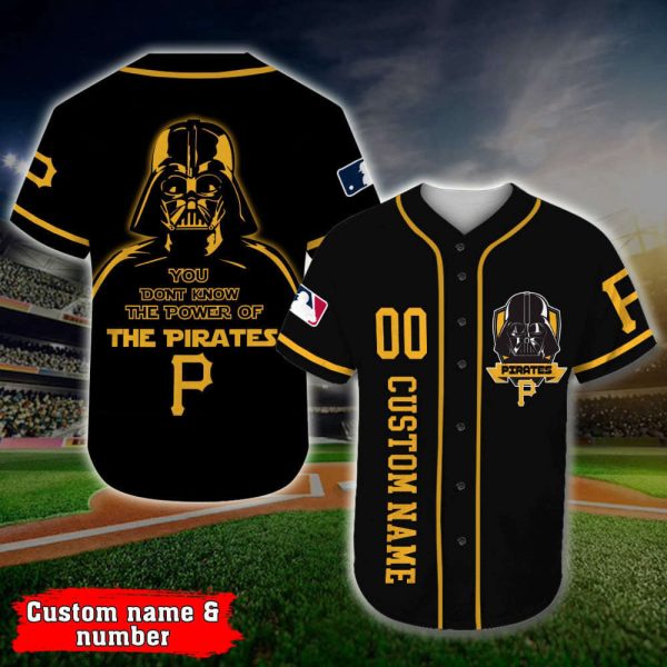 Trending 2025 Personalized Pittsburgh Pirates Darth Vader Star Wars All Over Print 3D Baseball Jersey