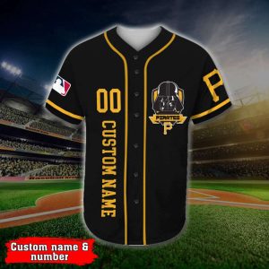 Trending 2025 Personalized Pittsburgh Pirates Darth Vader Star Wars All Over Print 3D Baseball Jersey