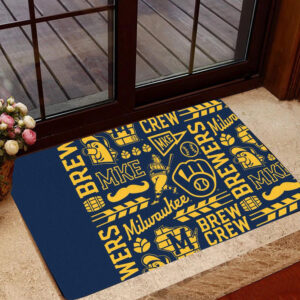 Milwaukee Brewers Doormat,  Gift For Home Decor