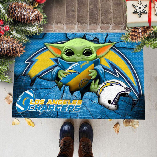 Los Angeles Chargers Doormat,  Gift For Home Decor