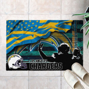 Los Angeles Chargers Doormat, Gift For Home Decor