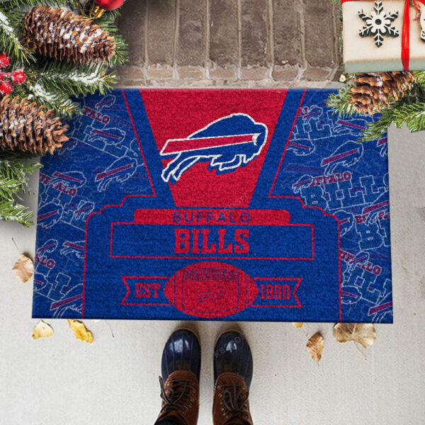 Buffalo Bills Doormat, Gift For Home Decor