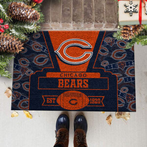 Chicago Bears Doormat, Gift For Home Decor