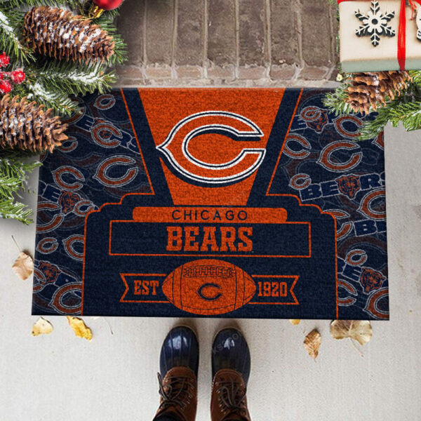 Chicago Bears Doormat, Gift For Home Decor