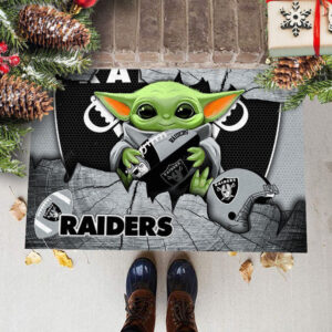 Las Vegas Raiders Doormat, Gift For Home Decor
