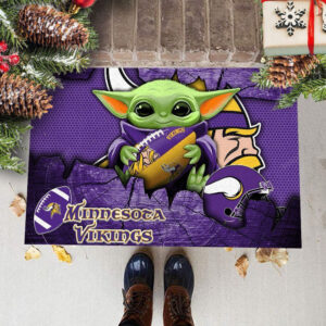 Minnesota Vikings Doormat, Gift For Home Decor