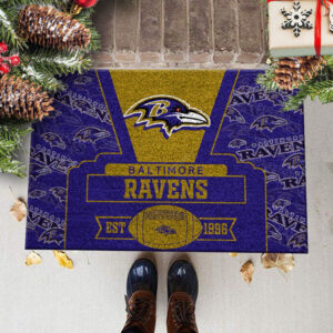 Baltimore Ravens Doormat, Gift For Home Decor