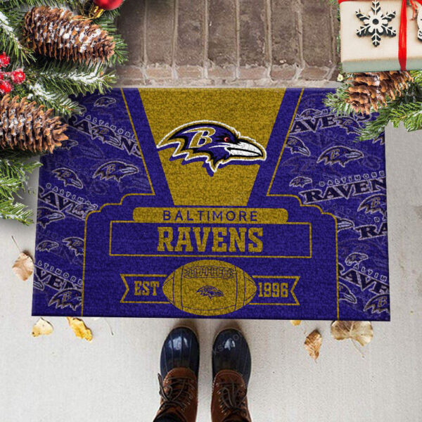 Baltimore Ravens Doormat, Gift For Home Decor