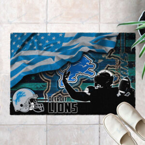 Detroit Lions Doormat, Gift For Home Decor