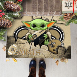 New Orleans Saints Doormat, Gift For Home Decor