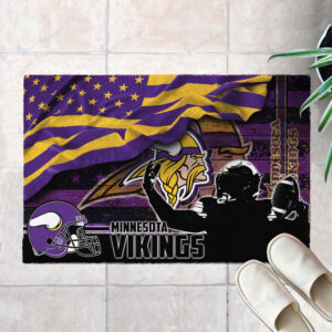 Minnesota Vikings Doormat, Gift For Home Decor