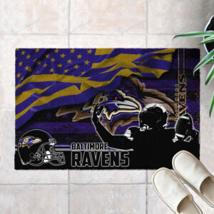 Baltimore Ravens Doormat, Gift For Home Decor