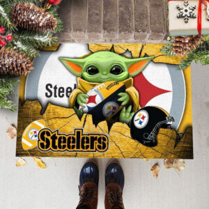 Pittsburgh Steelers Doormat, Gift For Home Decor