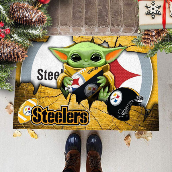 Pittsburgh Steelers Doormat, Gift For Home Decor