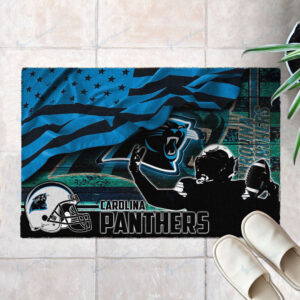 Carolina Panthers Doormat, Gift For Home Decor