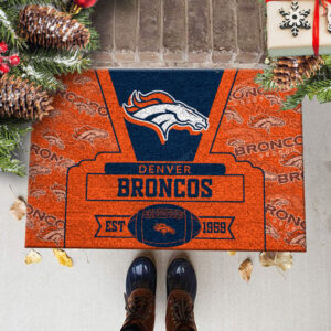 Denver Broncos Doormat, Gift For Home Decor
