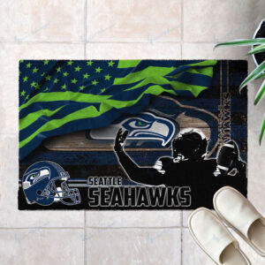 Seattle Seahawks Doormat, Gift For Home Decor