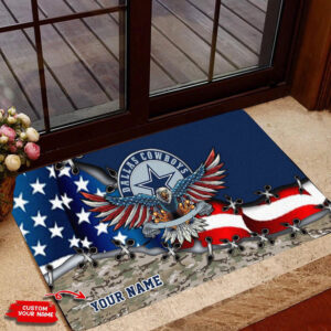 Dallas Cowboys Personalized Doormat, Gift For Home Decor