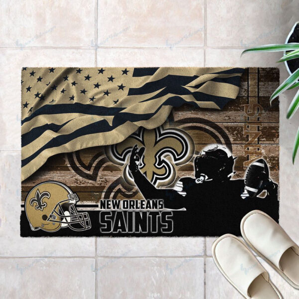 New Orleans Saints Doormat, Gift For Home Decor