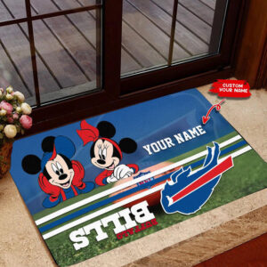 Buffalo Bills Personalized Doormat, Gift For Home Decor