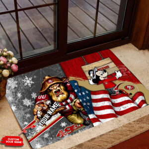 San Francisco 49ers Personalized Doormat, Gift For Home Decor