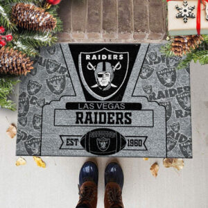Las Vegas Raiders Doormat, Gift For Home Decor