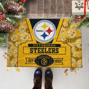 Pittsburgh Steelers Doormat, Gift For Home Decor