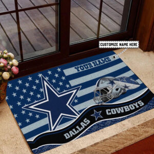 Dallas Cowboys Personalized Doormat, Gift For Home Decor
