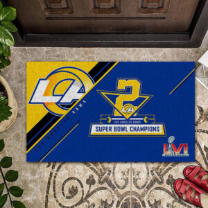 Los Angeles Rams Super Bowl Champions Doormat, Gift For Home Decor 5