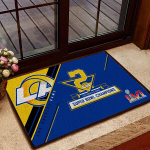 Los Angeles Rams Super Bowl Champions Doormat, Gift For Home Decor