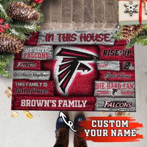 Atlanta Falcons NFL, Custom Doormat For Couples This Year