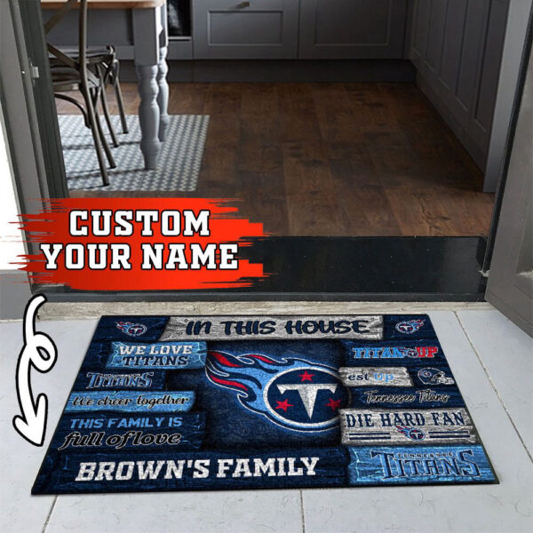 Tennessee Titans NFL, Custom Doormat For Couples This Year