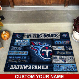 Tennessee Titans NFL, Custom Doormat For Couples This Year