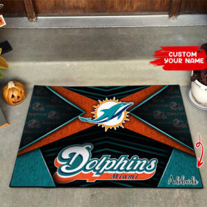 Miami Dolphins NFL, Custom Doormat For Sports Enthusiast This Year