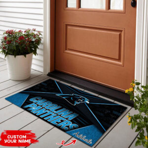 Carolina Panthers NFL, Custom Doormat For Sports Enthusiast This Year