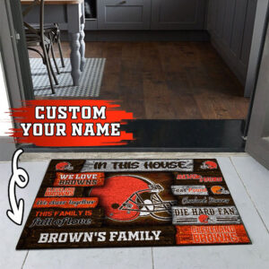 Cleveland Browns NFL, Custom Doormat For Couples This Year